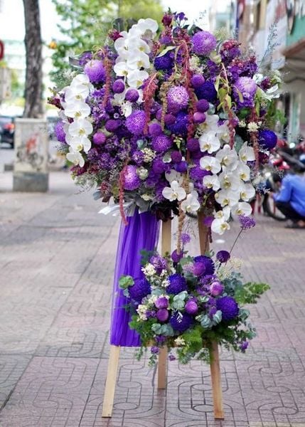 Hoa cúc tím thường tượng trưng cho sự sâu sắc, nỗi đau buồn dành cho người đã khuất.
