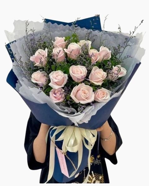  Bó Hoa Hồng Pastel Lovely - HBD264 - Hoa 8/3 