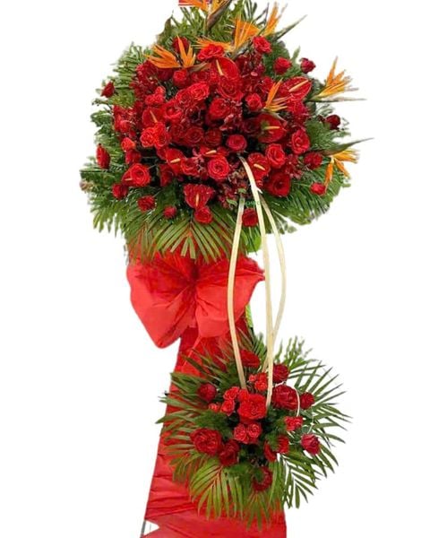 Hoa Chúc Mừng: Lẵng Hoa Vươn Xa - HCM41 | Flosa