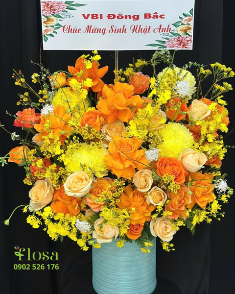 Hộp Hoa Tươi: Hộp Hoa Nồng Ấm  - HH84 | Flosa