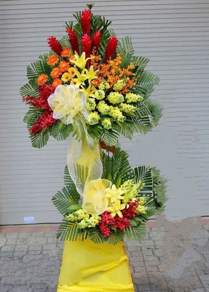 Lẵng Hoa Khai Trương Đại Cát - HCM01
