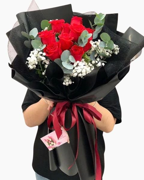 Hoa Bó Dài: Bó Hoa Hồng Baby - HBD263