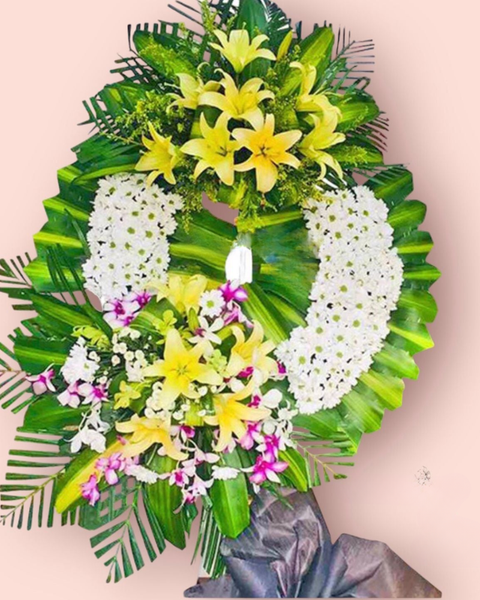 Hoa Chia Buồn: Giã Từ - HTL104 - Vòng Hoa Tang Lễ