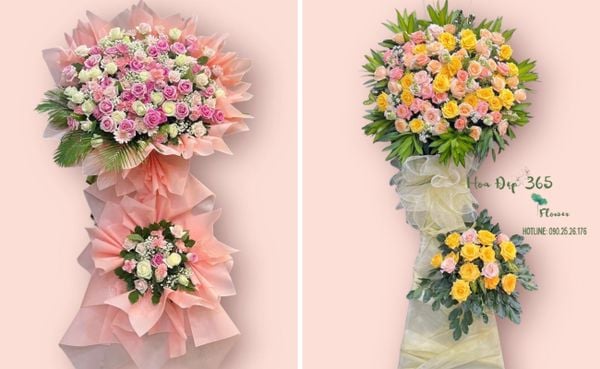 Lẵng hoa hướng dương gửi tặng khai trương ý nghĩa
