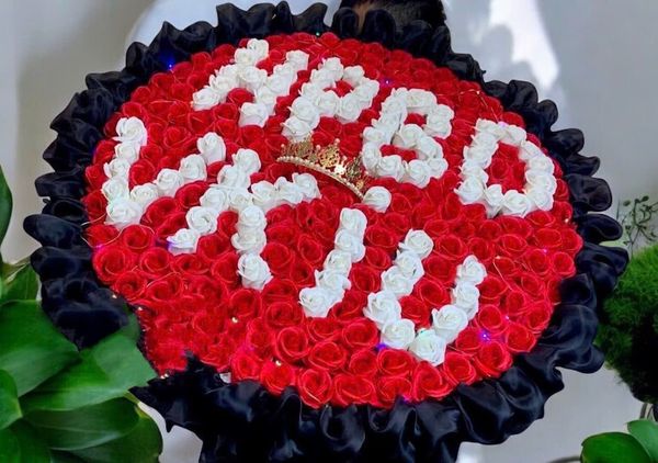 Hoa Valentine hoa sáp giữ lâu
