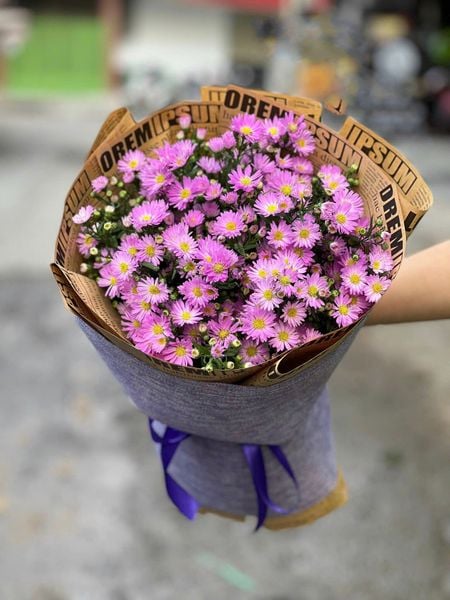  Bó Hoa Thạch Thảo Tím - HBT57 