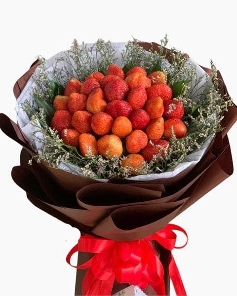 Hoa Trái Cây: Da Lat Strawberry Bouquet - TC37