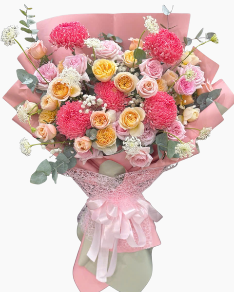  Bó Hoa Ánh Hồng  - HBD350 