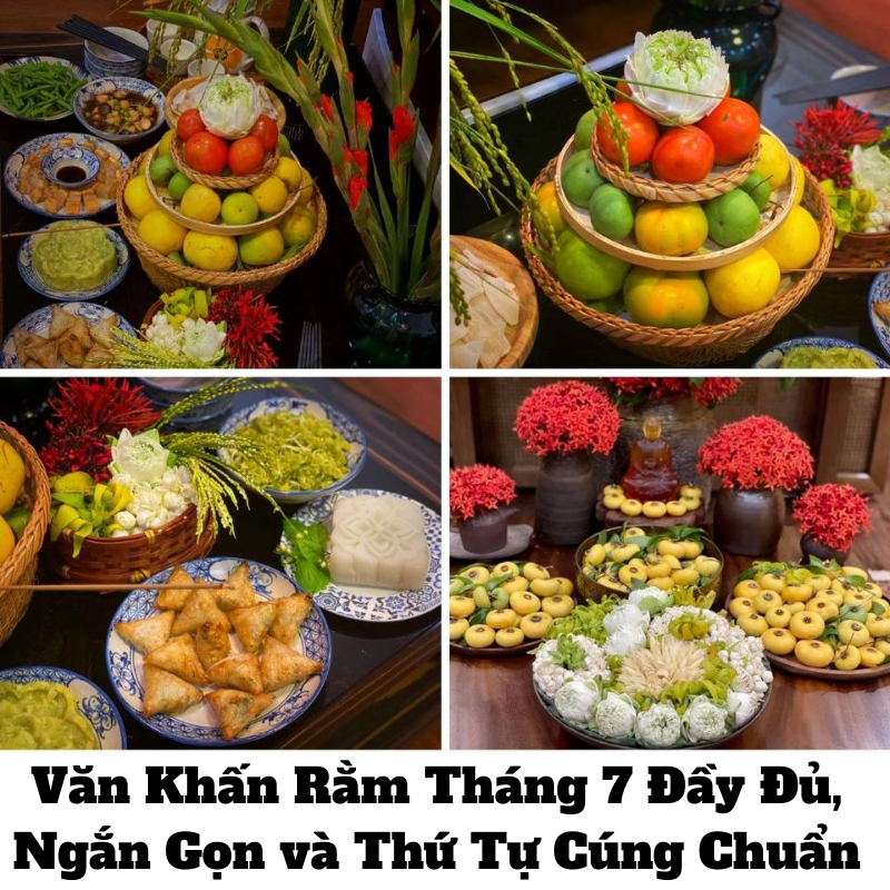 Văn Khấn Rằm Tháng 7 Đầy Đủ, Ngắn Gọn & Thứ Tự Cúng Chuẩn 2026