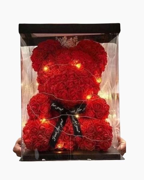Soap Flowers: Gấu Soap Flowers Thơm Size Trung - HST49