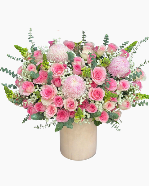 Hộp Hoa Tươi: Hộp Hoa Hồng Duyên  - HH132 | Flosa