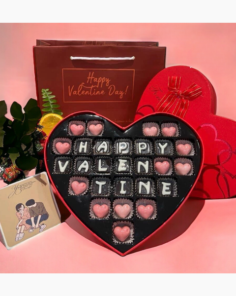 Hộp Chocolate: Hộp Chocolate Happy Valetine - HCCL02 - Quà 14/2