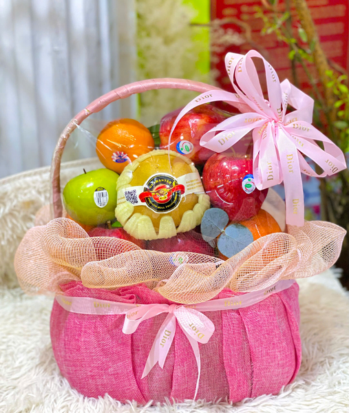 Giỏ Trái Cây: Giỏ Trái Cây Delicious - GTC55 - Điện Hoa