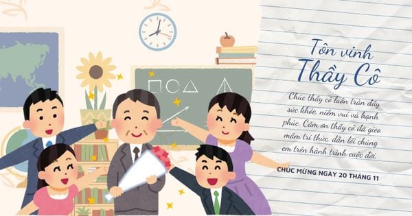 Thiết kế thiệp chúc mừng 20/11 đơn giản, nhanh chóng qua Canva (Nguồn: Internet)