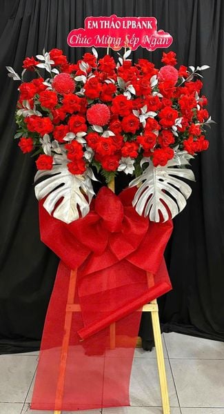 Hoa Khai Trương: Kệ Hoa Khai Trương Khởi Sắc Vươn Cao - HCM67