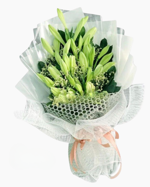 Hoa Bó Dài: Bó Hoa Giản Dị - HBD153 - Hoa 20/11 gửi tặng thầy cô