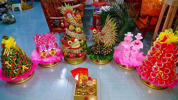 Mâm quả đám hỏi miền Trung