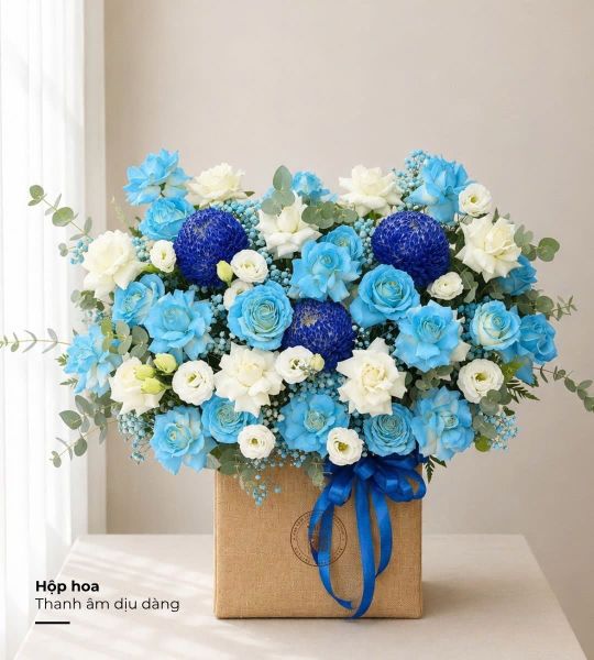 Hộp Hoa Tươi: Hoa Hộp Thanh Âm Dịu Dàng - HH212