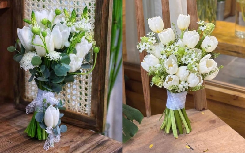 Hoa thiên nga mắt ngọc được dùng làm hoa cưới