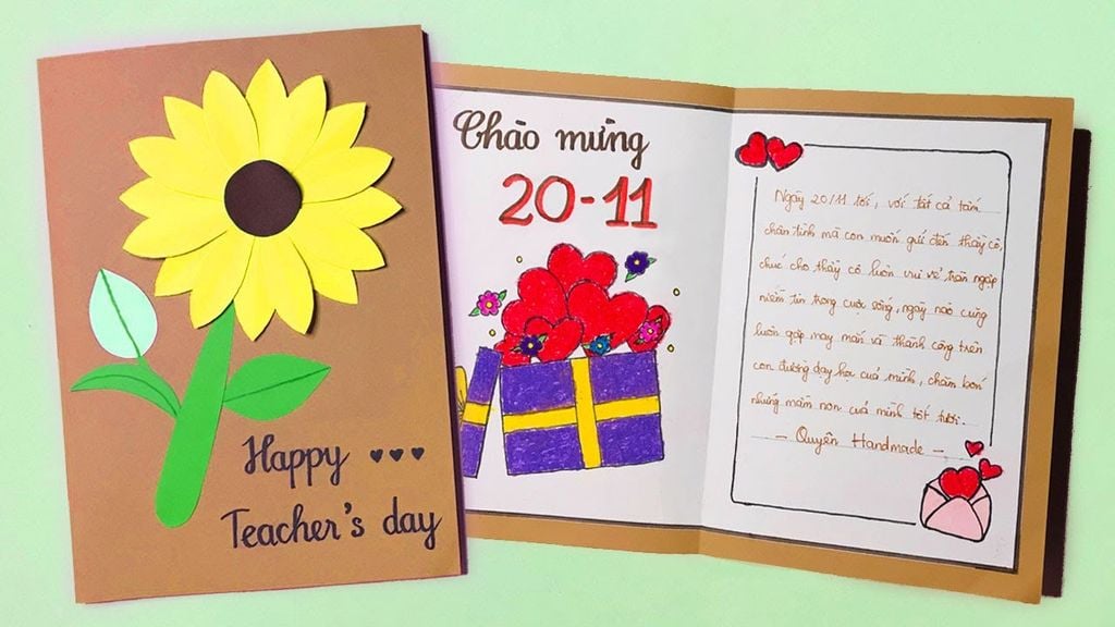 Thiệp Chúc Mừng 20/11 Đẹp & Ý Nghĩa Dành Tặng Thầy Cô [Mới 2026]