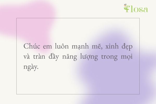 Không chỉ ngày 8/3, bạn hãy chúc người yêu mình mỗi ngày đều xinh đẹp nhé