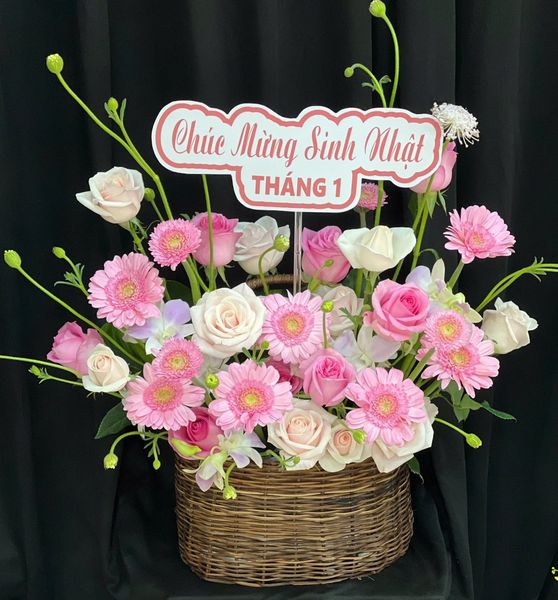 Giỏ Hoa Khai Trương: Giỏ Hoa Thân Thương- HG91