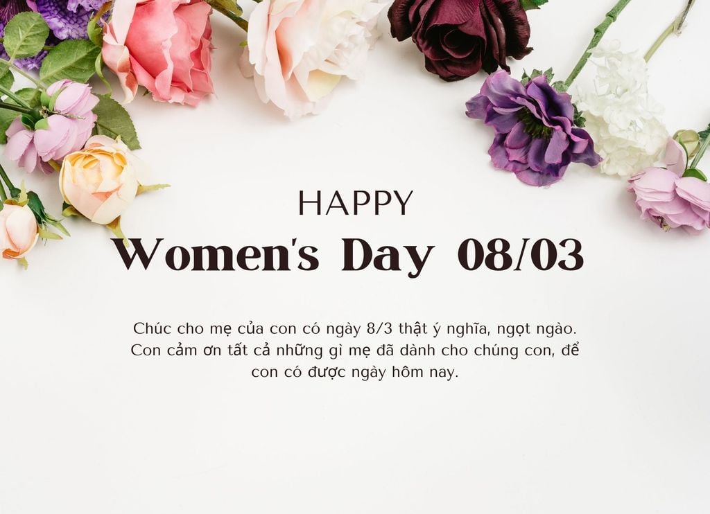 25+ Mẫu Thiệp Chúc Mừng Ngày 8-3 Đẹp Tặng Mẹ, Người Yêu, Cô Giáo