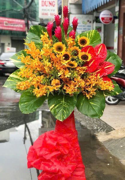 Hoa Khai Trương: Kệ Hoa Ươm Nắng  - HCM26