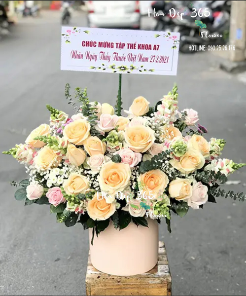 Hoa Màu Cam: Time Love - HCH33 - Hoa Hồng 20/10