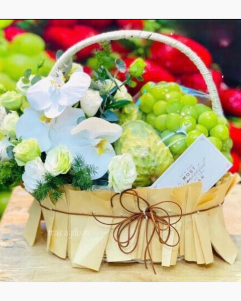 Giỏ Trái Cây: Giỏ Trái Cây Tặng Mẹ - GTC105 - Quà Tặng Mẹ | Flosa