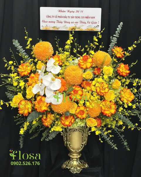 Hoa Cắm Bình: Bình Hoa Qúy Phái - HCB80 | Flosa