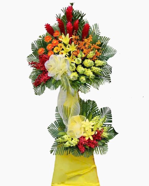 Hoa Chúc Mừng: Lẵng Hoa Khai Trương Đại Cát - HCM01