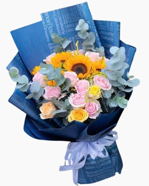 Hoa Bó Dài: Bó Hoa Lạc Quan - HBD176