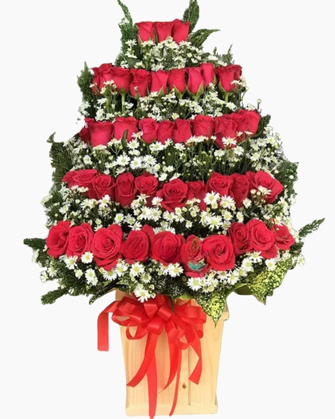  Hộp Hoa Hồng Đỏ - HCH94 