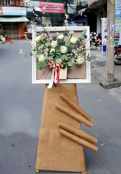 Tranh Hoa Tươi: Kệ Hoa Hưng Thịnh - TH17