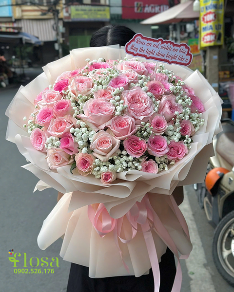 Hoa Bó Dài: Bó Hoa Trân Trọng - HBD327