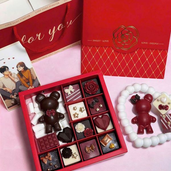  Hộp Chocolate Gấu - HCCL15 - Quà Tặng Tình Yêu 