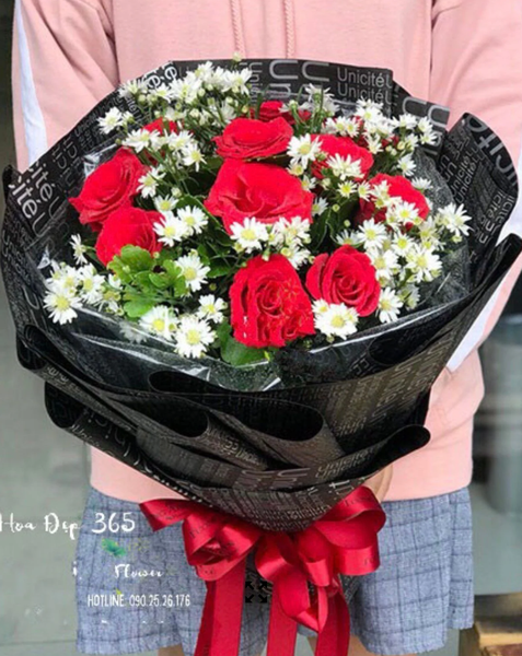 Hoa Sinh Nhật - Bó Hoa Love Me Tender - HBT04