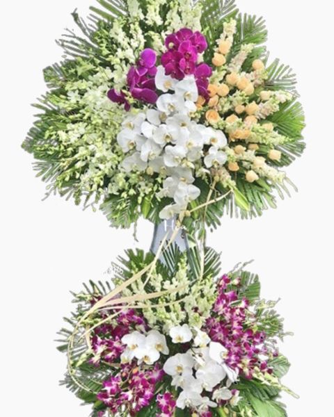 Hoa Chia Buồn: Tạ Từ - HTL75 - Vòng Hoa Tang Lễ | Flosa