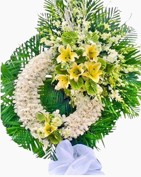 Vòng Hoa Tang Lễ: Giã Biệt - HTL88 - Vòng Hoa Đám Tang