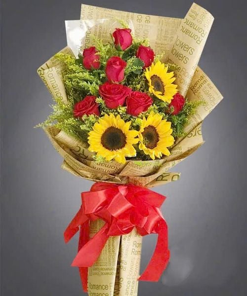 Hoa Bó Dài: Bó Hoa Hừng Đông - HBD148