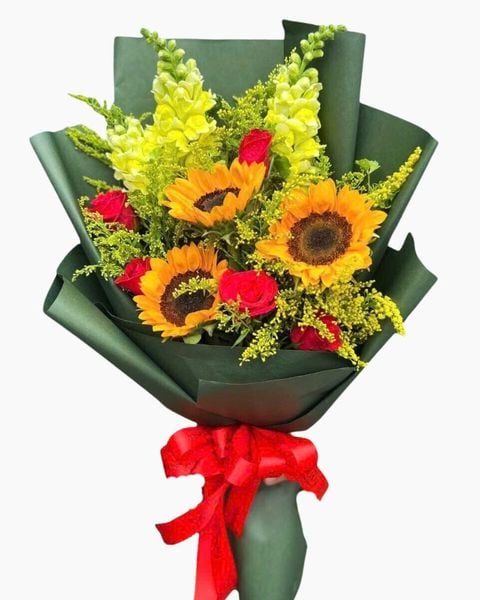 Hoa Bó Dài: Bó Hoa Tươi Cầu Chúc May Mắn - HBD246