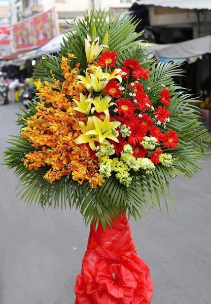 Hoa Khai Giảng: Kệ Hoa Sự Nghiệp Thành Công - HCM22
