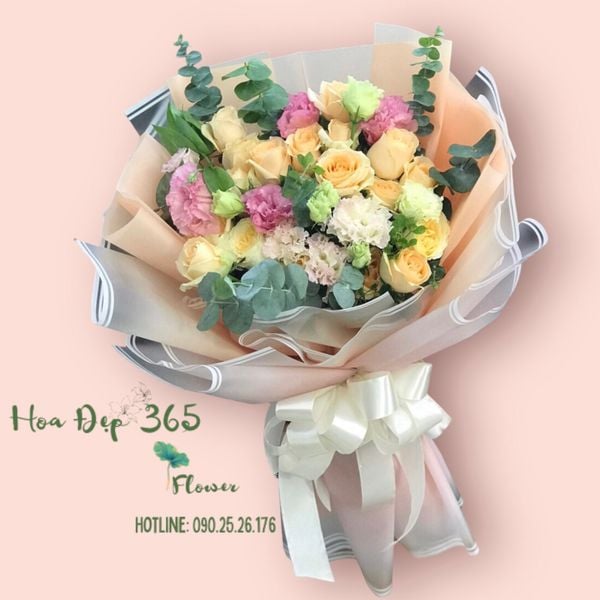 Bó hoa Lucky là lựa chọn hoàn hảo để tri ân cô giáo nhân dịp 8/3
