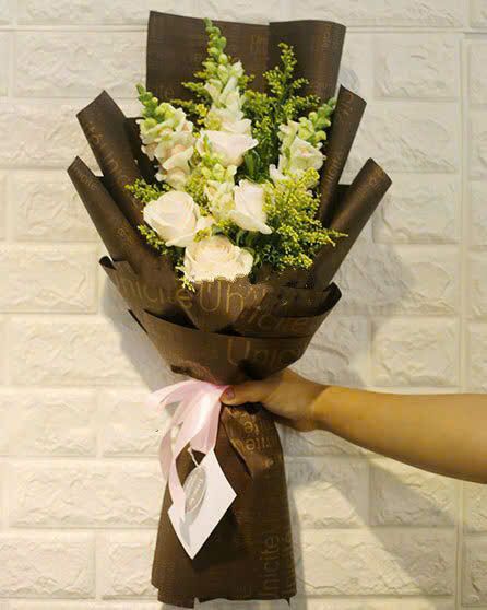 Hoa Bó Dài: Bó Hoa Lời Chúc Thanh Cao - HBD43