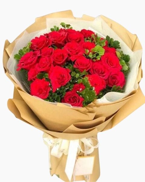 Hoa Bó Tròn: Love On Fire - HBT08 - Hoa Hồng 20/10