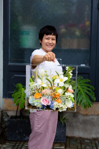  Hộp Hoa Mica Brightly - HMC04 