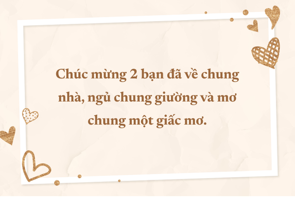 Lời chúc đám cưới hài hước dành tặng bạn bè thân thiết