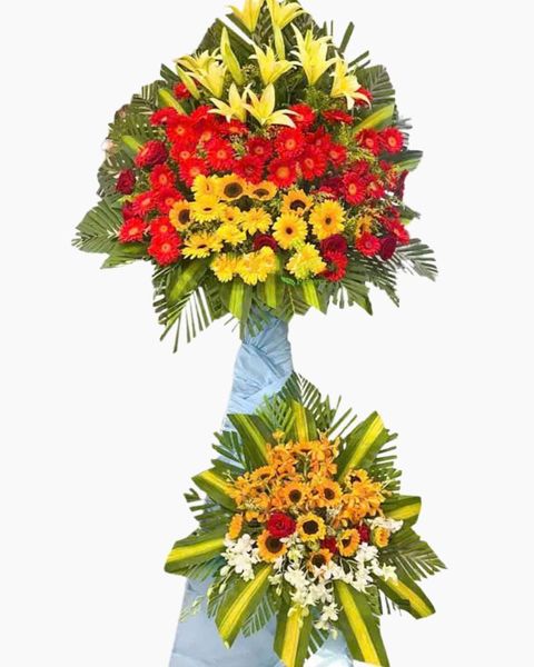 Hoa Chúc Mừng: Lẵng Hoa Khai Trương Đại Lợi - HCM07
