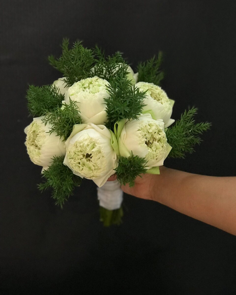  Hoa Cưới Cầm Tay Cô Dâu Beautiful In White - HC33 